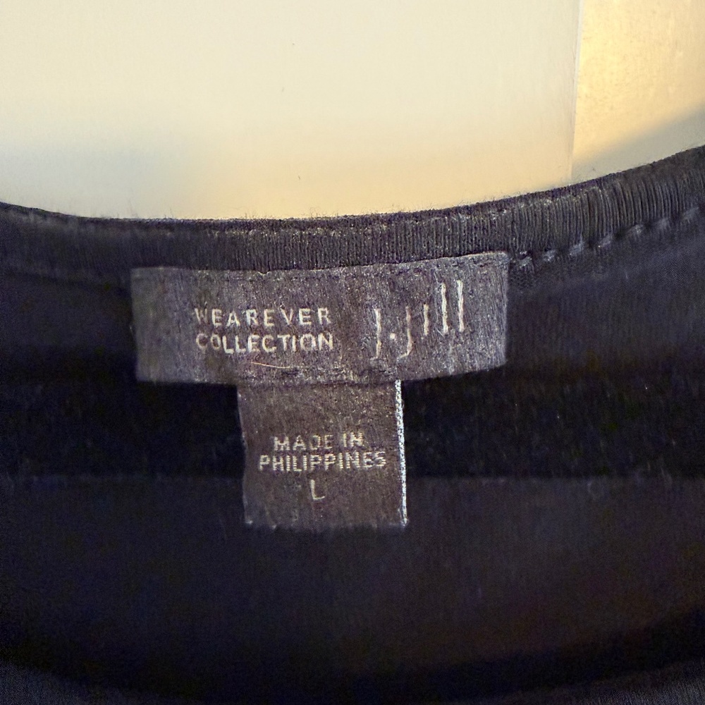 JJill WearEver Sleeveless Black Tunic: Large - Picture 3 of 4